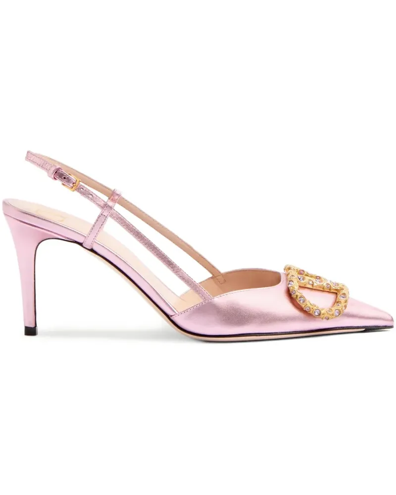 Valentino Garavani VLogo Pumps 80mm - Rosa Rosa