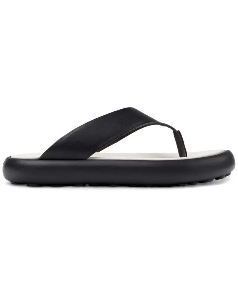 Camper Pelotas Flota Twins Pantoletten - Schwarz Schwarz