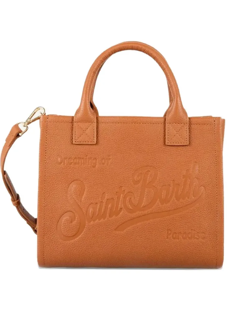 MC2 Saint Barth Midi Vanity Tote Bag mit Prägung - Braun Braun