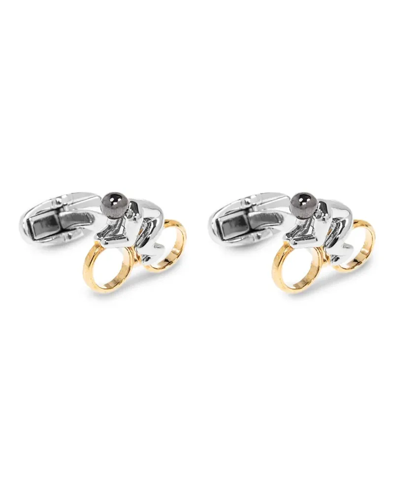 Paul Smith Cyclist Manschettenknöpfe - Silber Silber