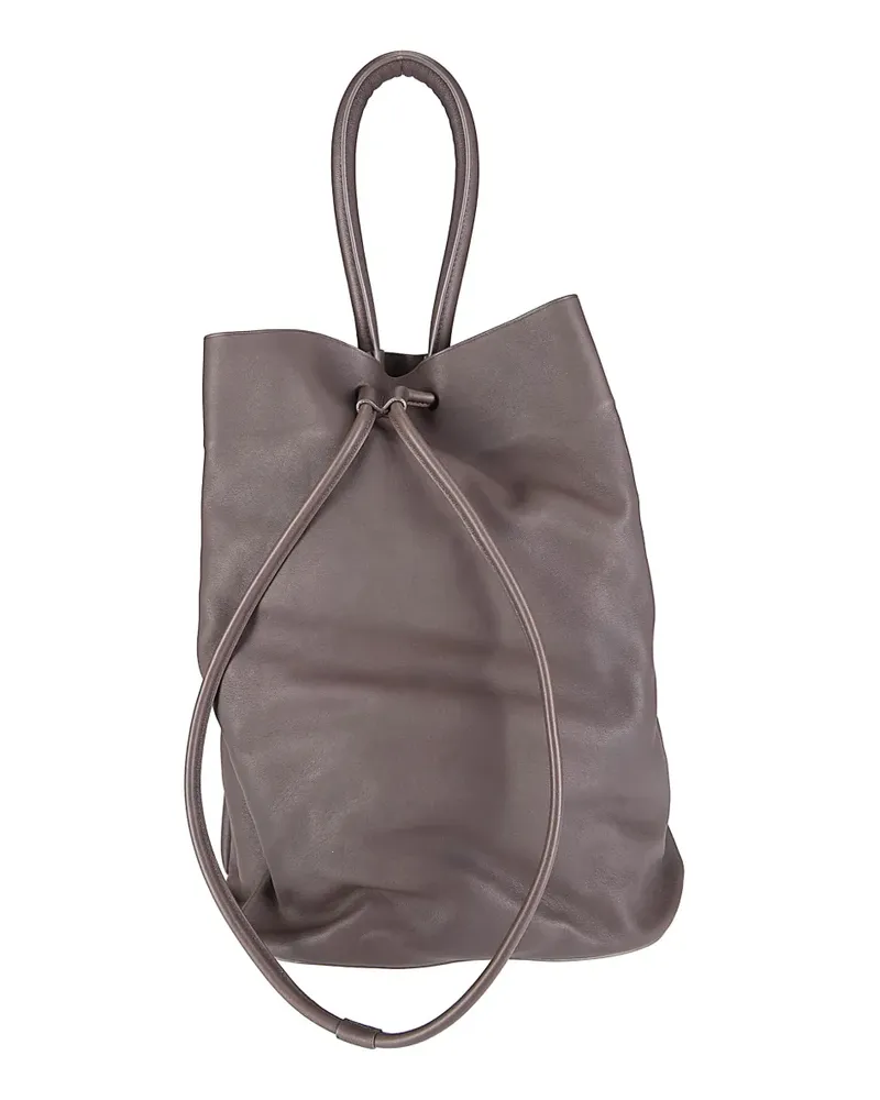 Uma Wang drawstring-detail bucket bag - Braun Braun