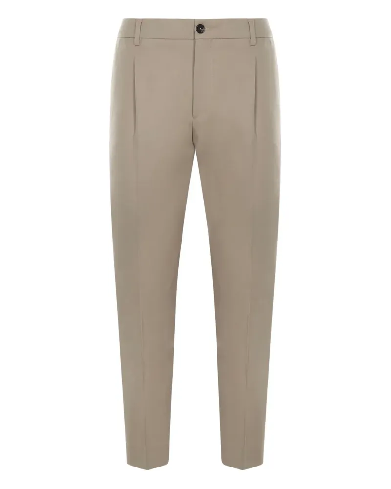 Be Able pleated-design trousers - Nude Nude