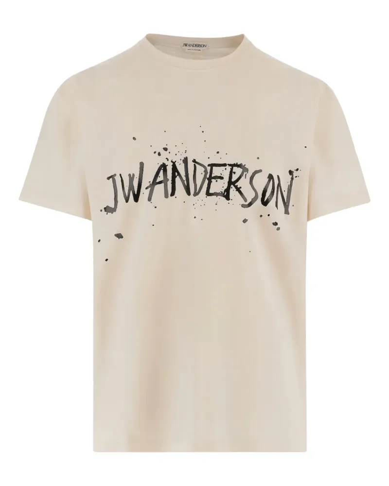 J.W.Anderson T-Shirt mit Logo-Print - Nude Nude