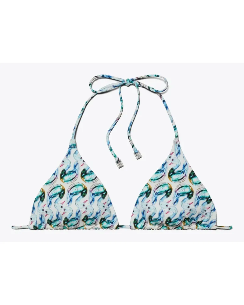 Tory Burch Bikinioberteil mit Print - Blau Blau
