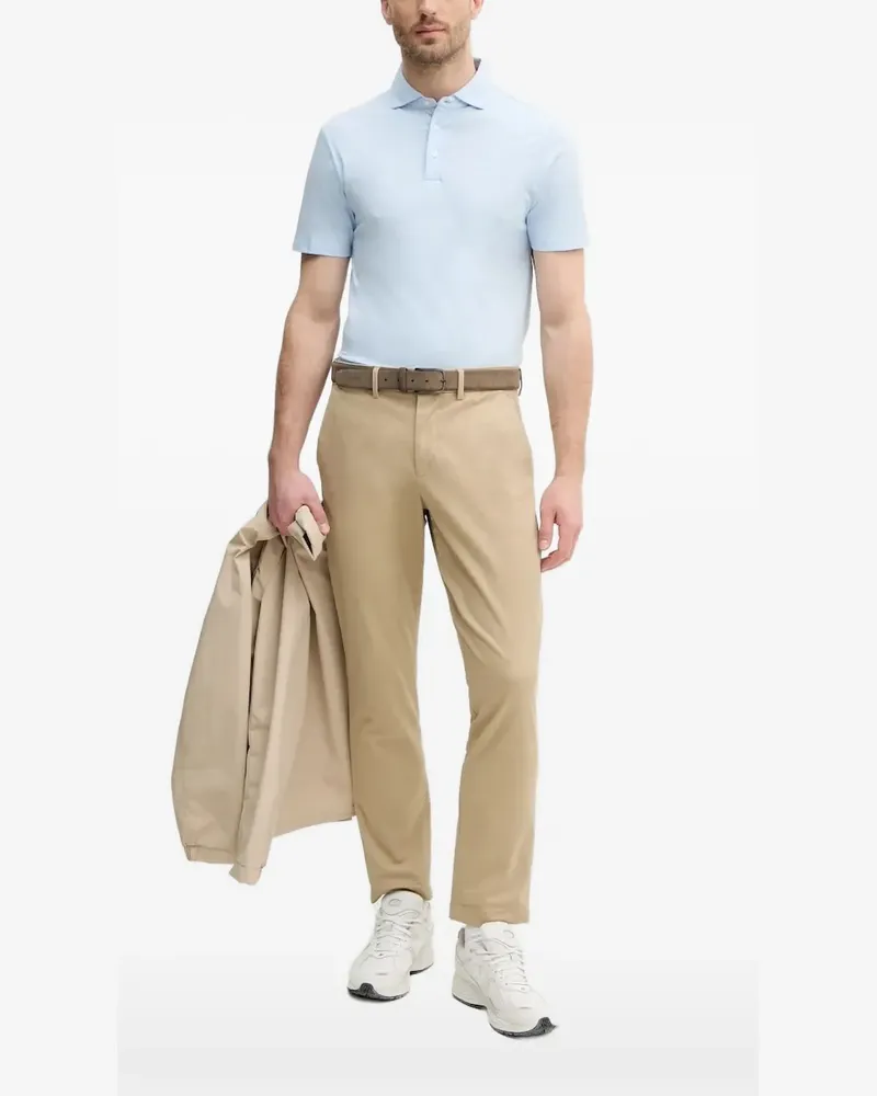 Hackett Poloshirt mit Logo-Stickerei - Blau Blau