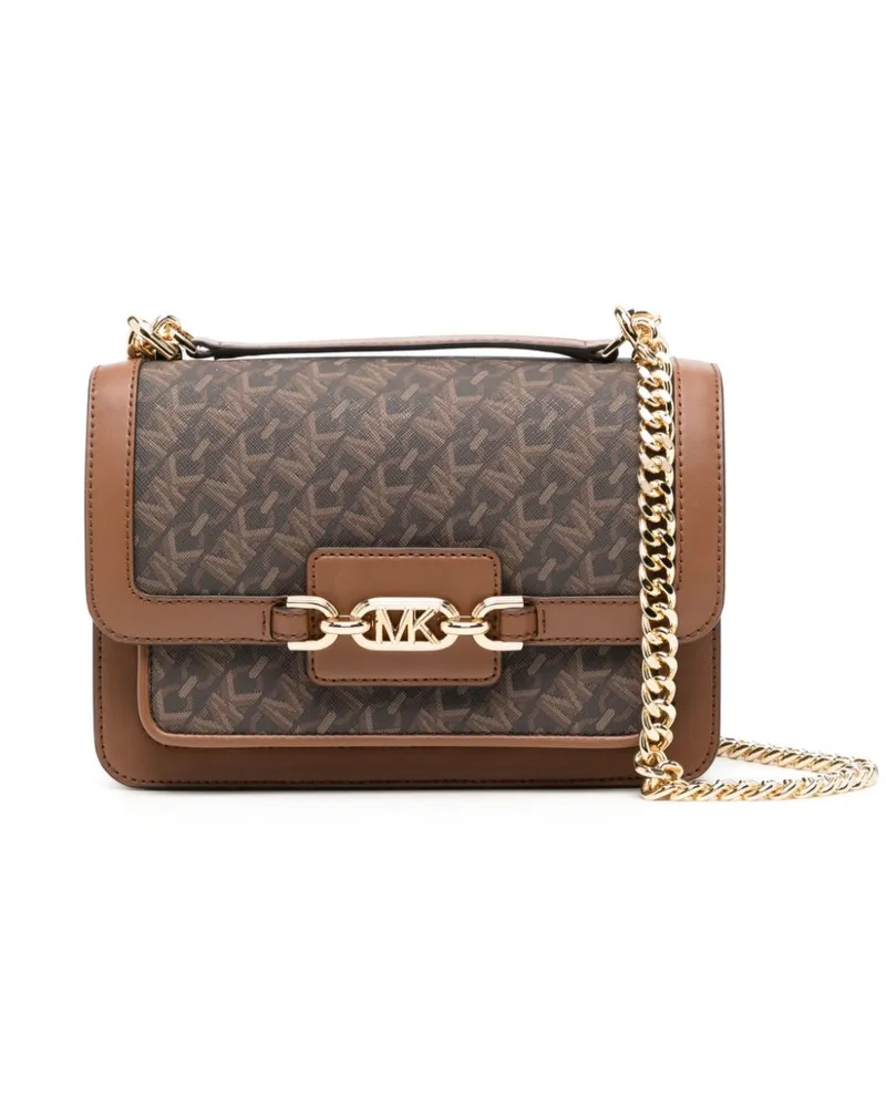Michael Kors Große Heather Schultertasche - Braun Braun