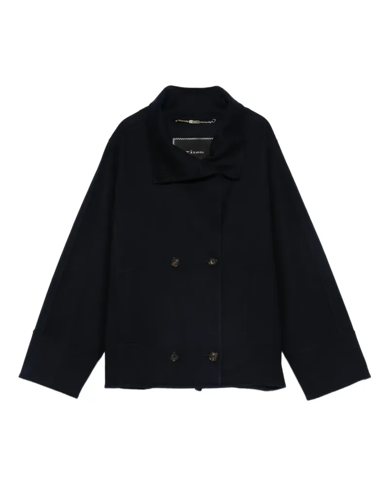 Kiton Doppelreihiges Sakko - Blau Blau