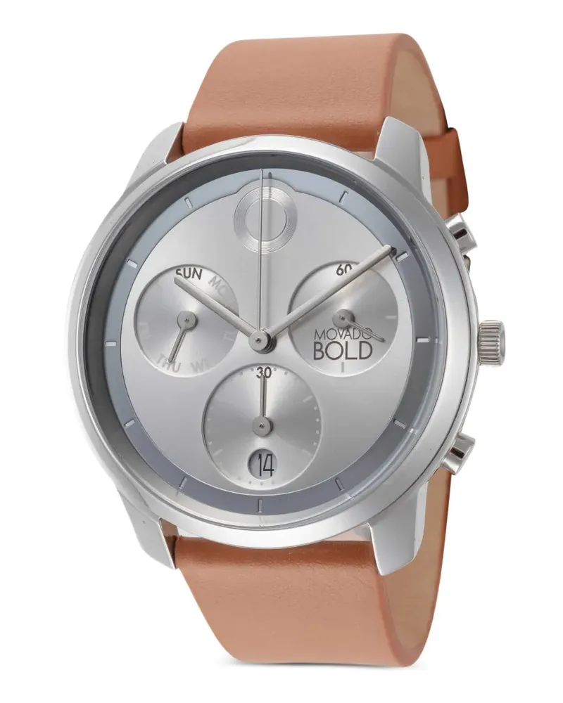 Movado Verso 42mm watch - Silber Silber