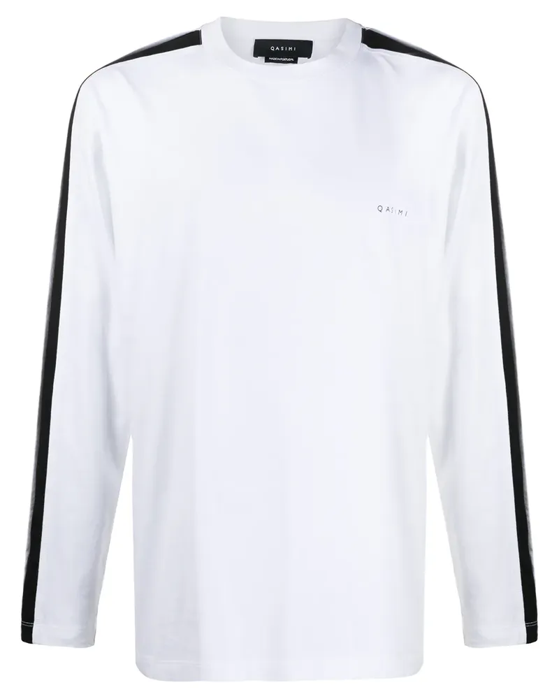 QASIMI Sweatshirt mit Logo-Print - Weiß Weiß