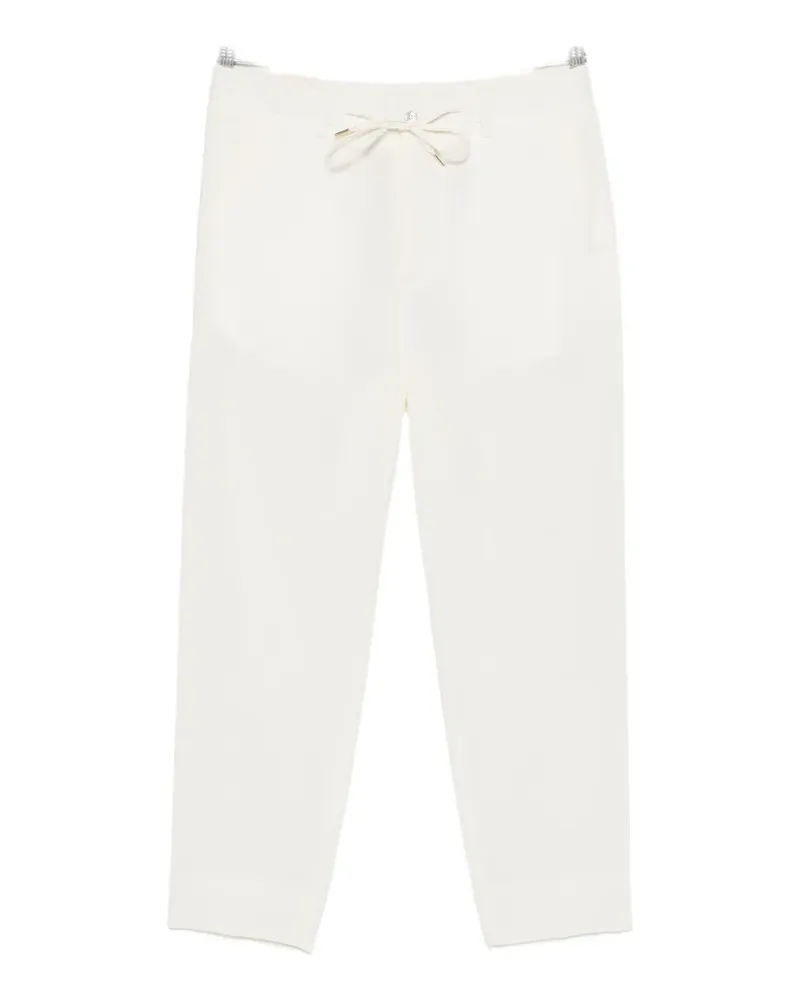 Briglia 1949 drawstring-waist cropped trousers - Weiß Weiß