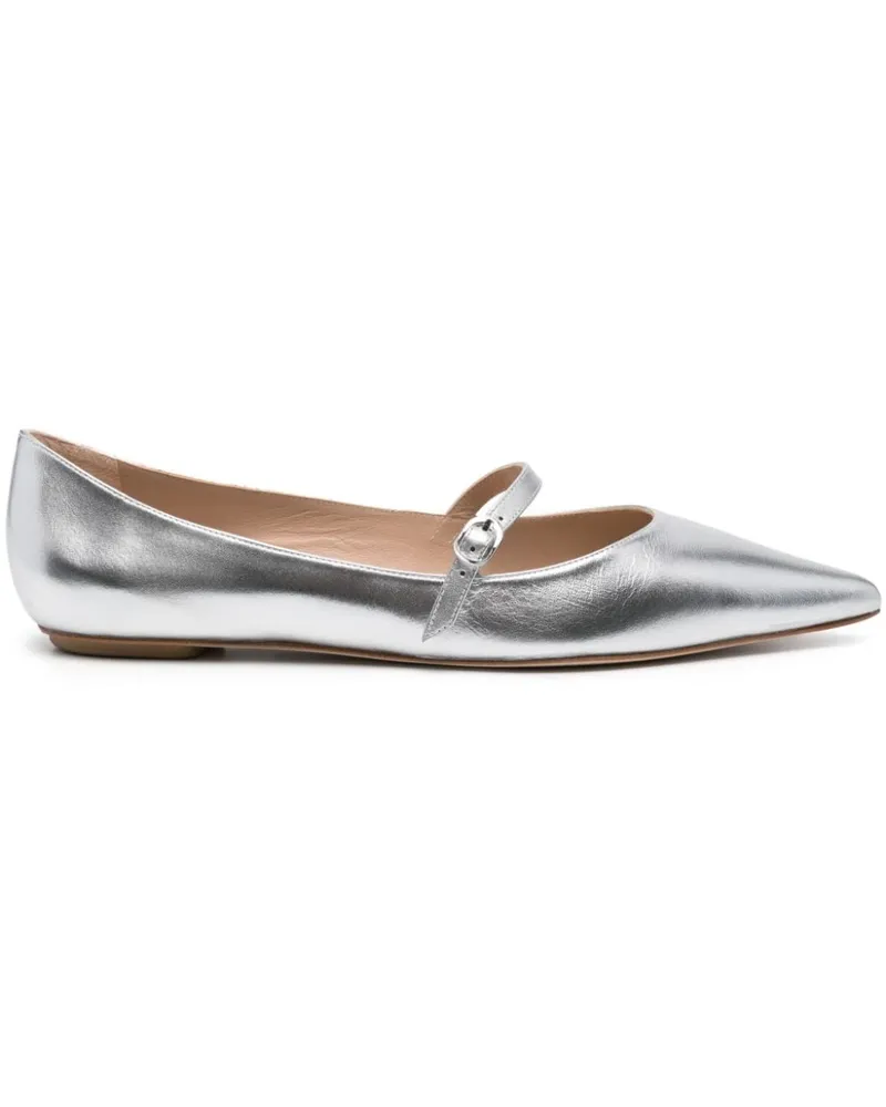 Stuart Weitzman Emilia Mary Janes - Silber Silber