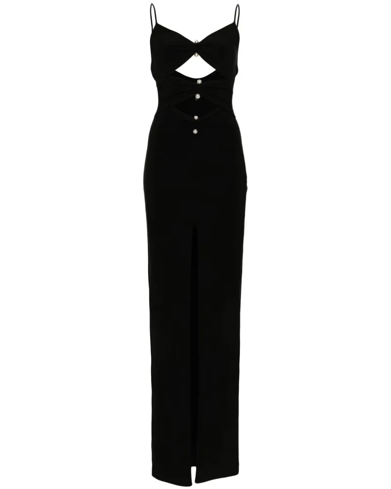NISSA Maxikleid mit Cut-Out - Schwarz Schwarz