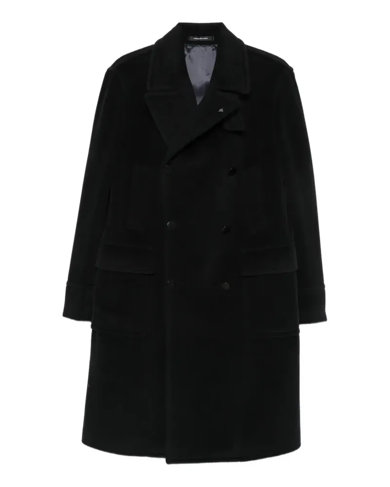 Tagliatore Doppelreihiger Mantel - Schwarz Schwarz
