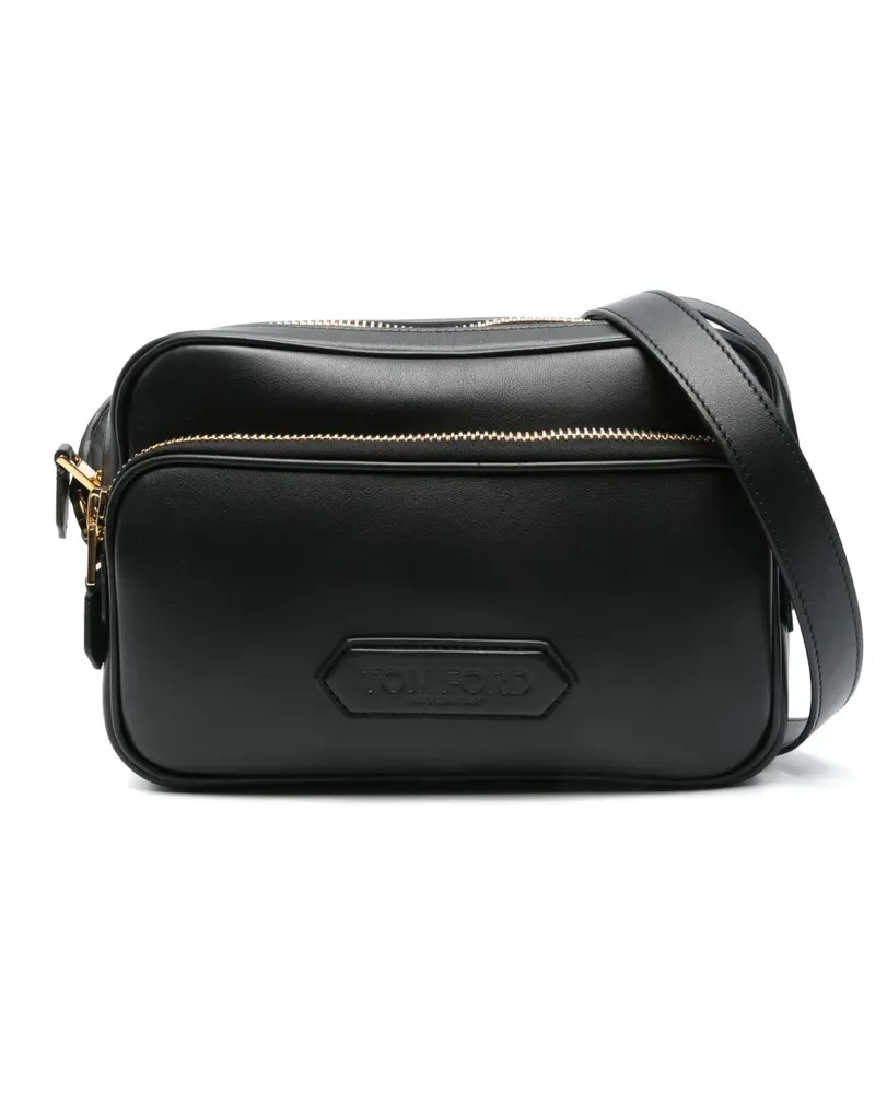 Tom Ford Mittelgroße Kuriertasche - Schwarz Schwarz