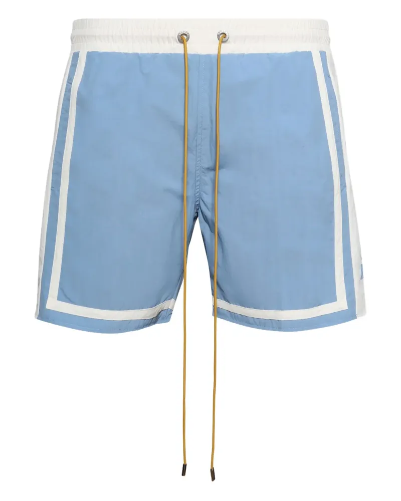 RHUDE Moonlight Shorts mit Einsätzen - Blau Blau