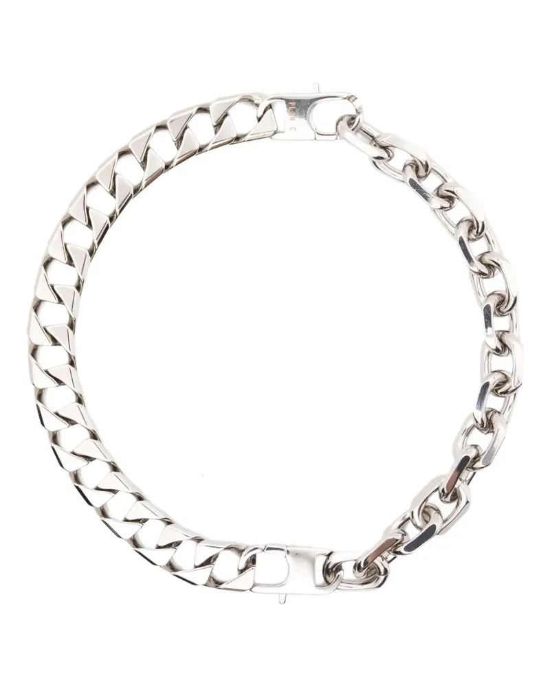 PLAN C chain necklace - Silber Silber