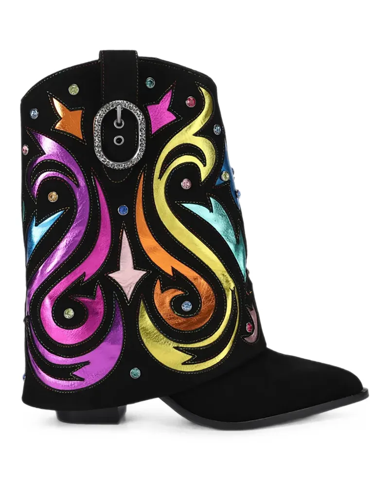 Kurt Geiger Notting Stiefel mit Klappe - Schwarz Schwarz