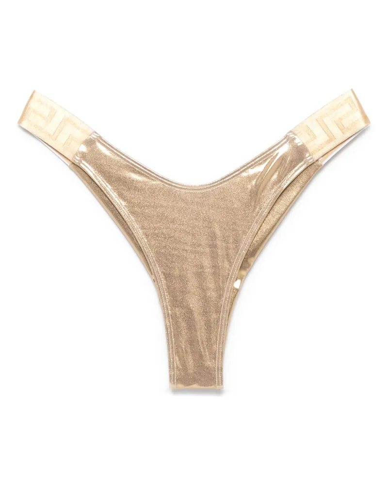 Versace Greca Bikinihöschen - Gold Gold