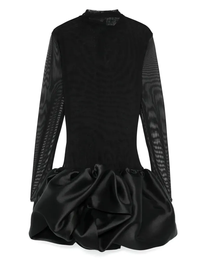 ATU Body Couture Kleid mit Ballonsaum - Schwarz Schwarz