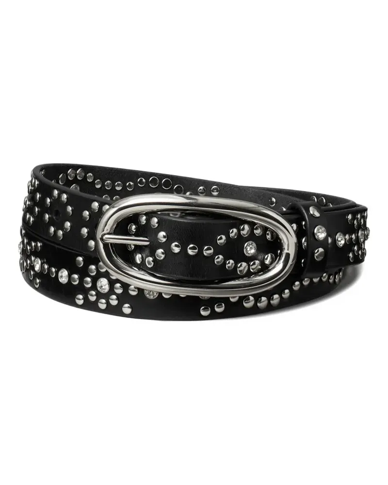 Tory Burch Gürtel mit Piercing - Schwarz Schwarz