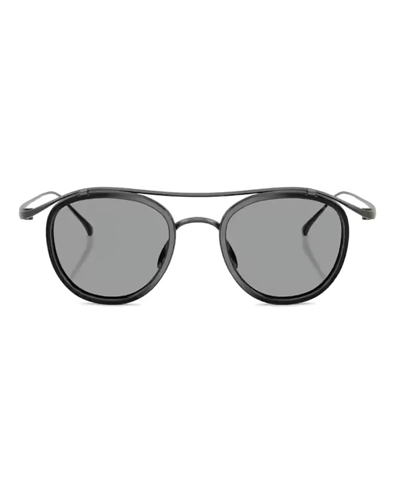 Giorgio Armani round-frame sunglasses - Schwarz Schwarz