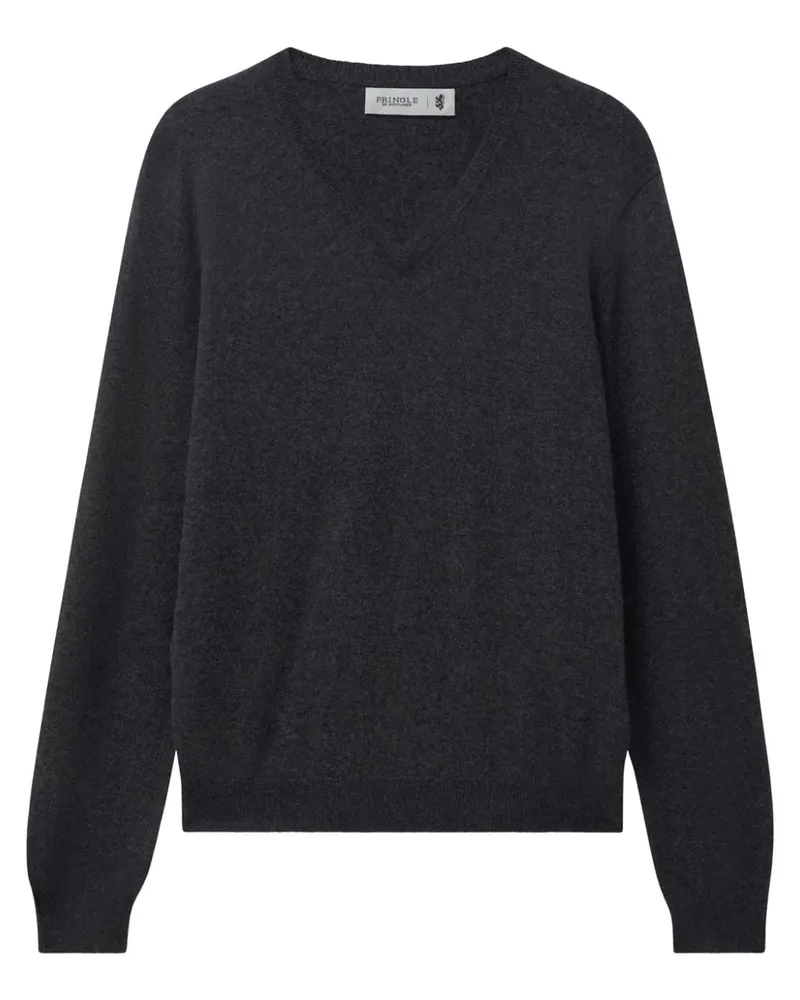 Pringle of Scotland Kaschmirpullover mit V-Ausschnitt - Grau Grau