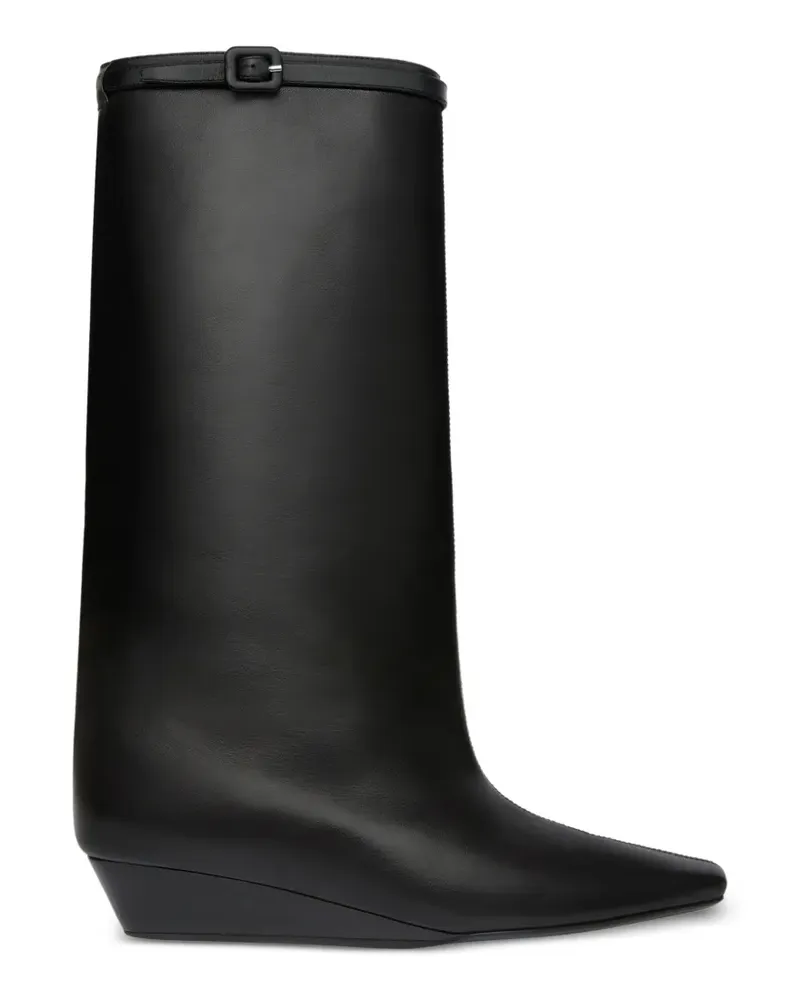 Courrèges Stiefel mit eckiger Kappe - Schwarz Schwarz