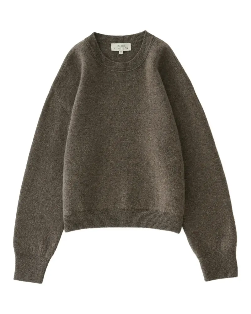 Studio Nicholson Morina Pullover mit rundem Ausschnitt - Braun Braun