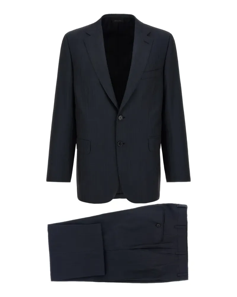 Brioni Brunico Anzug mit Nadelstreifen - Blau Blau