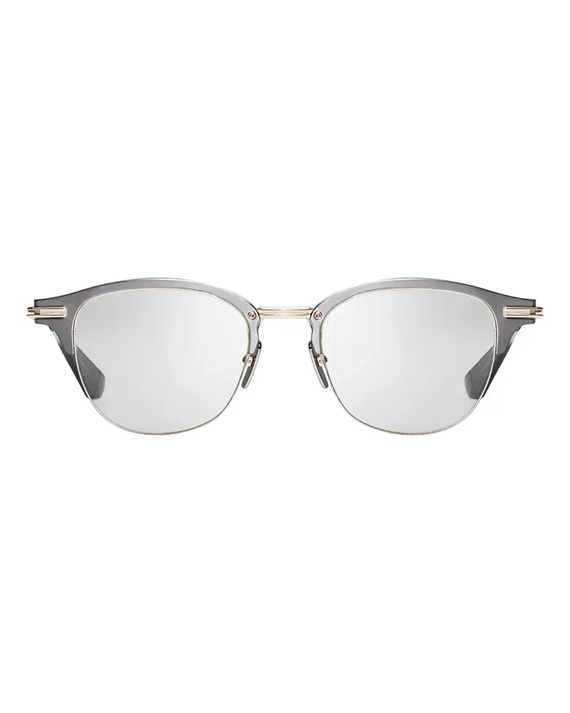 DITA Iambic browline-frame glasses - Silber Silber