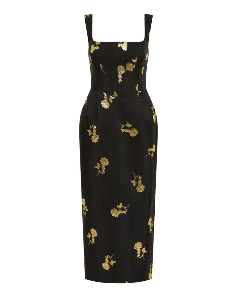Rebecca Vallance Mariya Midikleid - Schwarz Schwarz