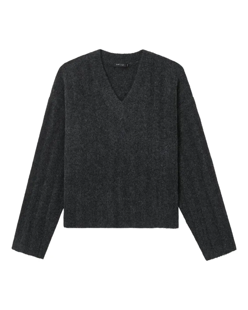 Tout a Coup Pullover mit V-Ausschnitt - Grau Grau