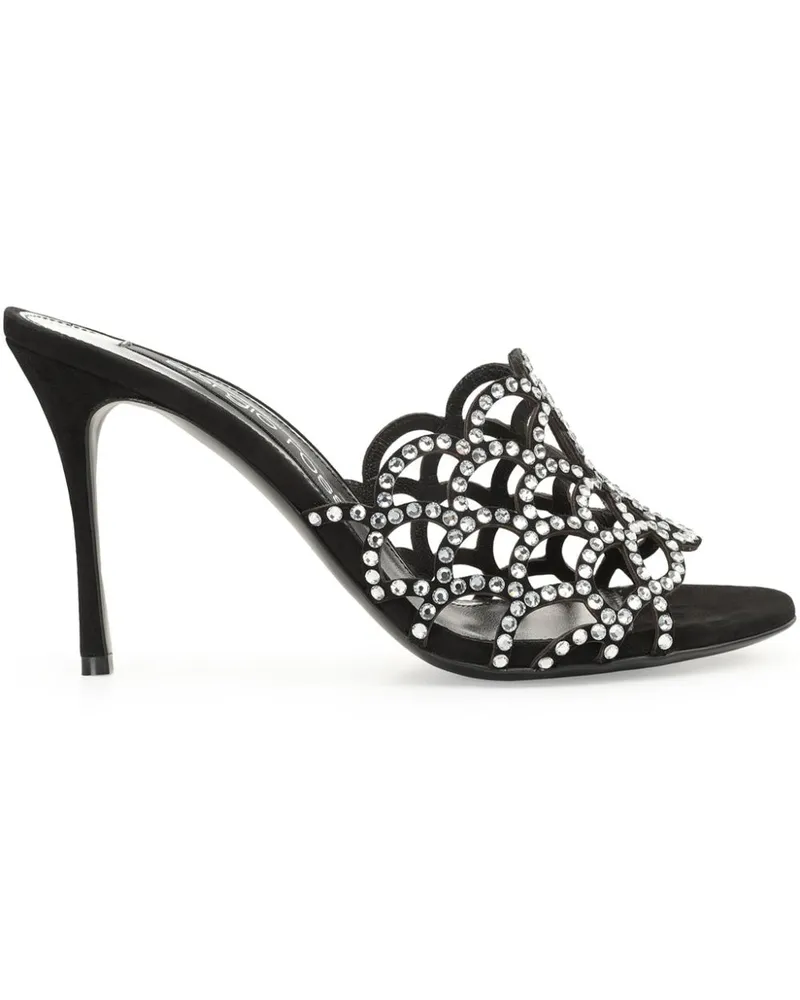 Sergio Rossi SR Mermaid Sandalen 90mm - Schwarz Schwarz