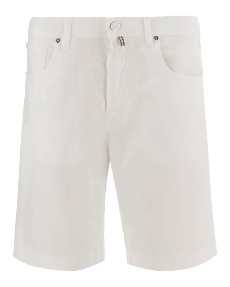 Jacob Cohën five-pocket bermuda shorts - Weiß Weiß