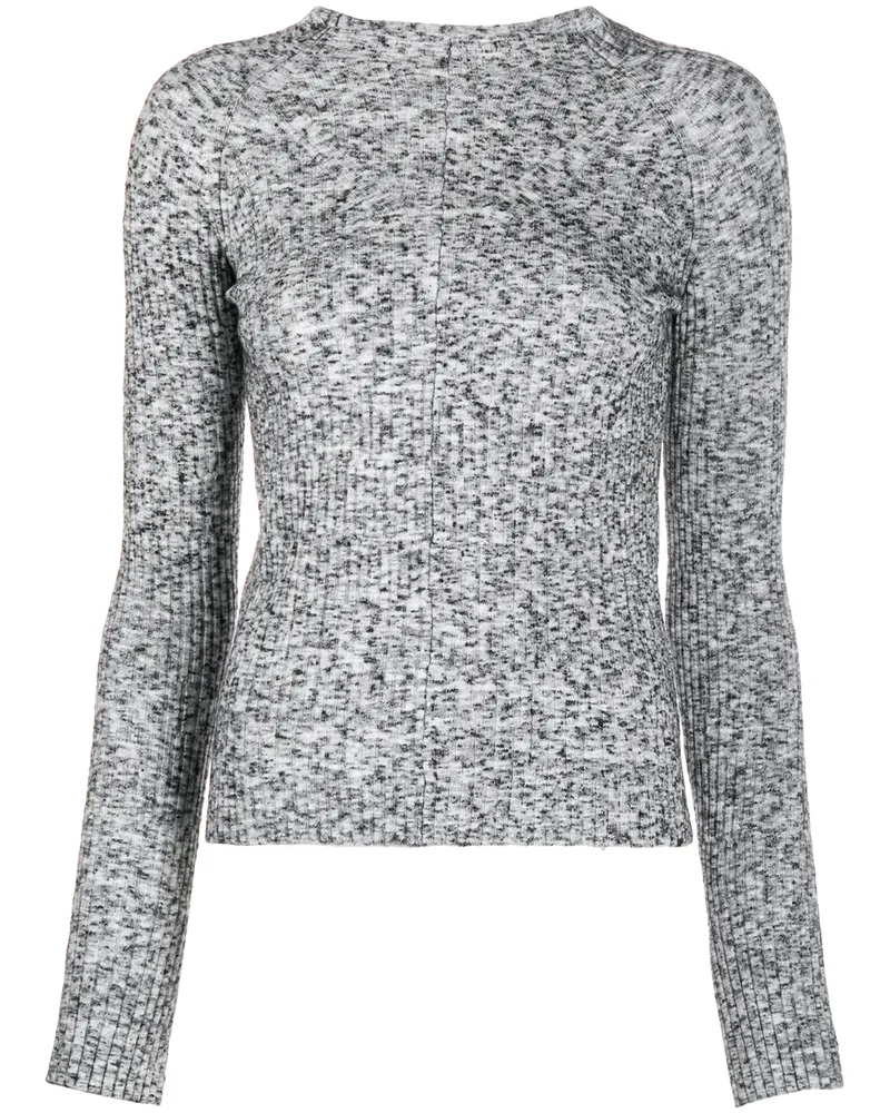 MRZ Strickpullover mit langen Ärmeln - Weiß Weiß