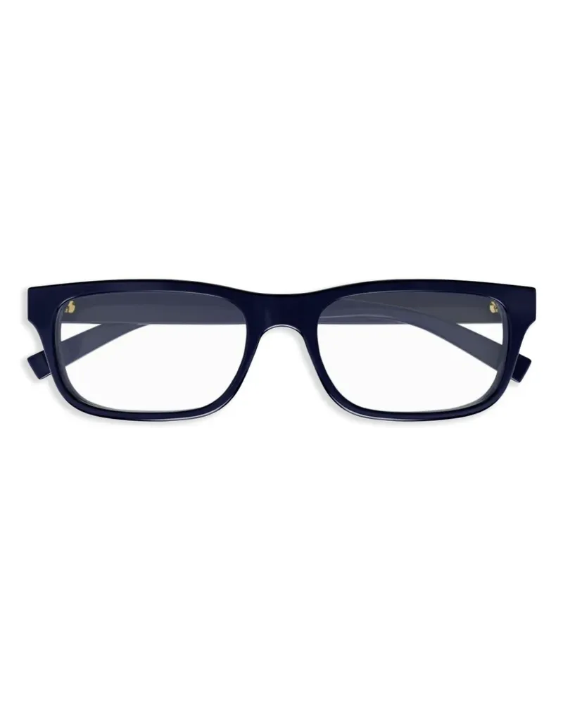 Gucci Brille mit Web-Detail - Blau Blau