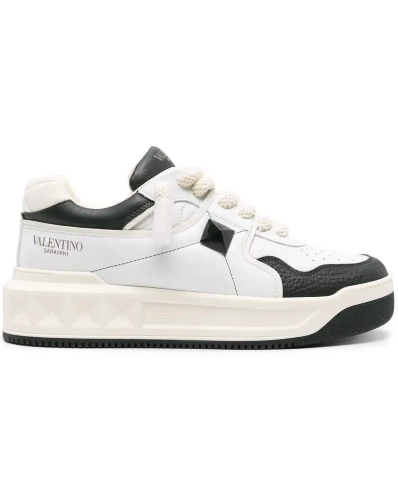 Valentino Garavani One Stud Sneakers - Weiß Weiß
