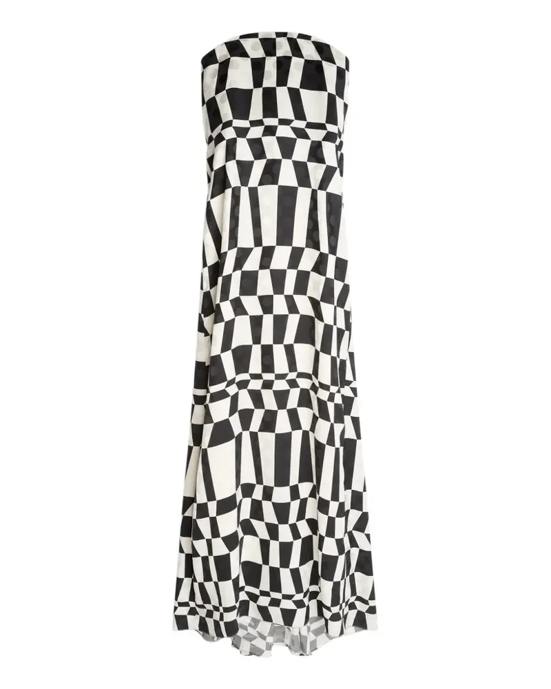 Dries van Noten printed maxi dress - Schwarz Schwarz