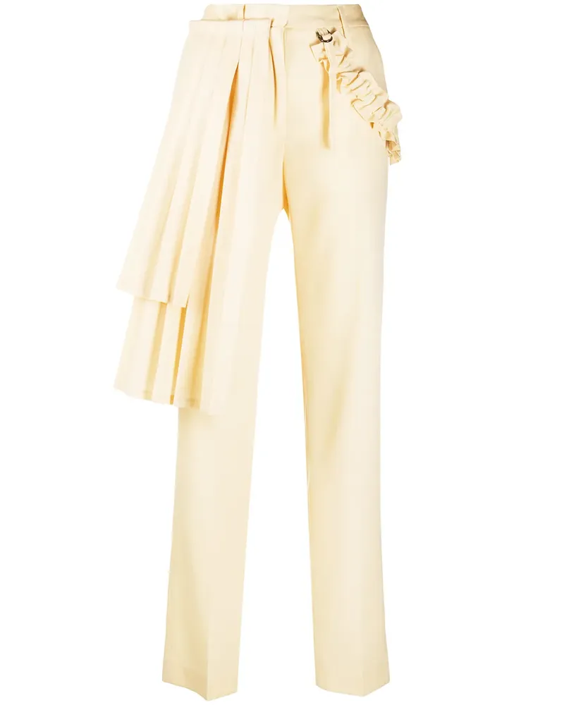 OFF-WHITE Hose mit Faltendetail - Nude Nude