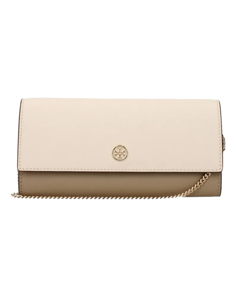 Tory Burch small Kira leather crossbody bag - Nude Nude
