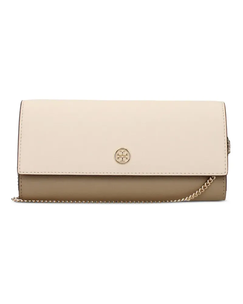 Tory Burch small Kira leather crossbody bag - Nude Nude
