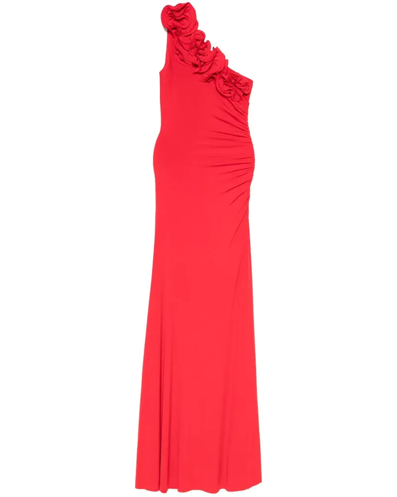 NISSA Maxikleid mit Blumenapplikation - Rot Rot