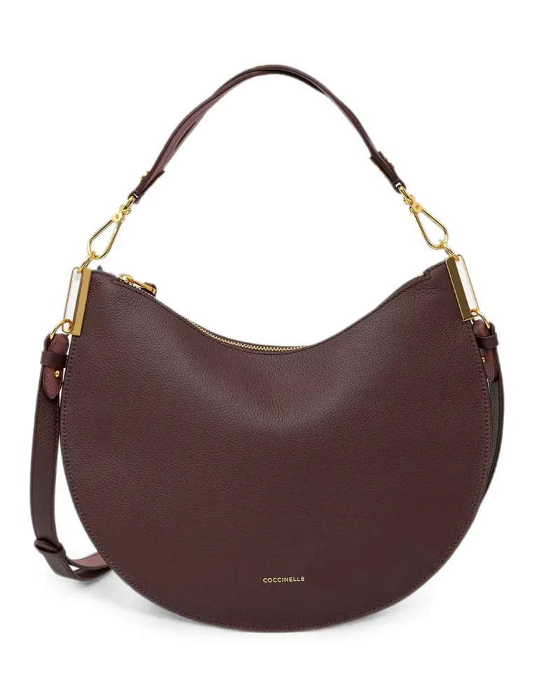 Coccinelle Mittelgroße Sunup Schultertasche - Braun Braun