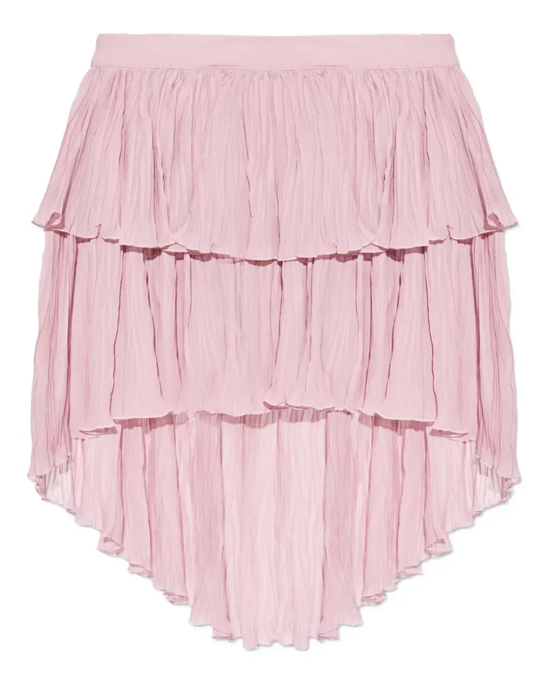 Blumarine ruffled asymmetrical skirt - Rosa Rosa