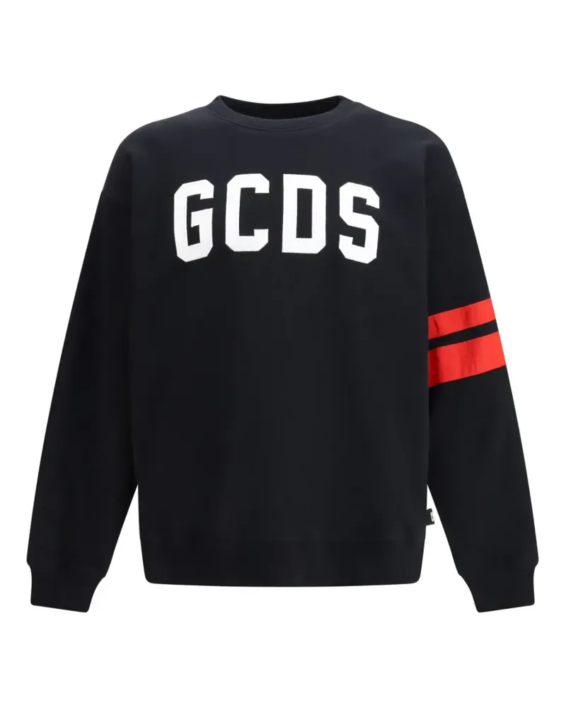 GCDS Sweatshirt mit Logo - Schwarz Schwarz