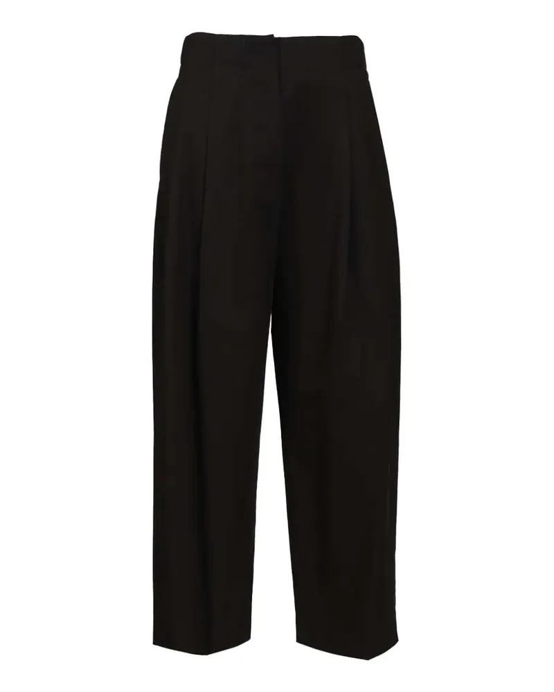 Al Duca D’Aosta 1902 pleated wide-leg trousers - Schwarz Schwarz