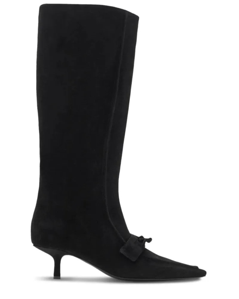 Burberry Stiefeletten aus Wildleder 50mm - Schwarz Schwarz