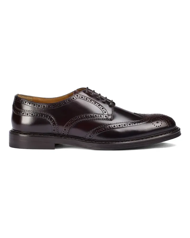 Doucal´s perforated-detail brogue Derby shoes - Braun Braun