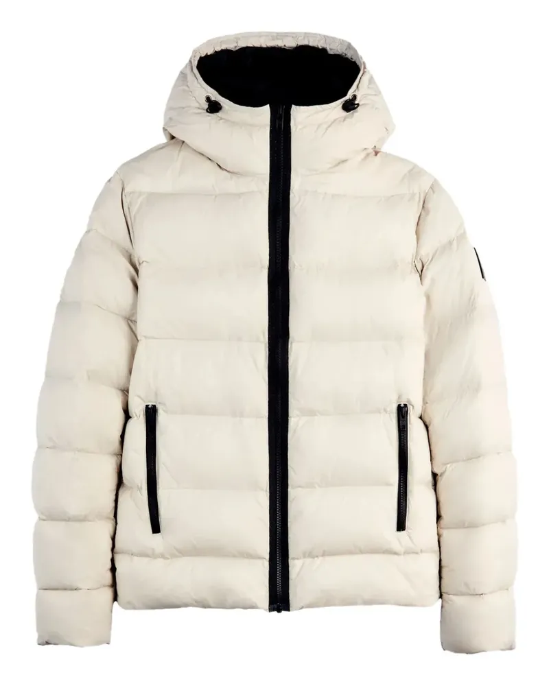 Fay Gesteppte Kapuzenjacke - Weiß Weiß