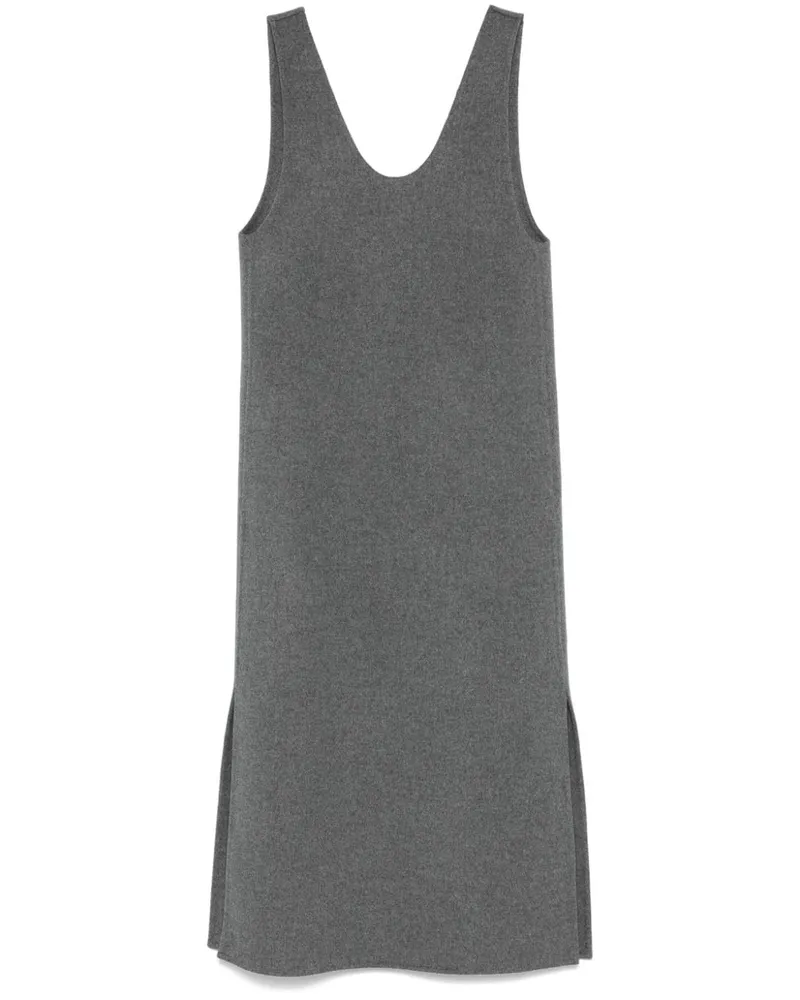 Carven Klassisches Maxikleid - Grau Grau